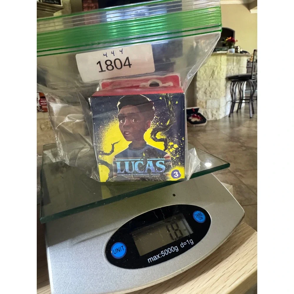 McDonalds‎ Stranger Things Lucas Sinclair Happy Meal Toy 3 Orange Case Stickers